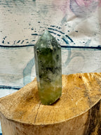 Prehnite crystal tower