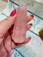 Rose quartz tower