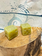 Carved Aventurine dice