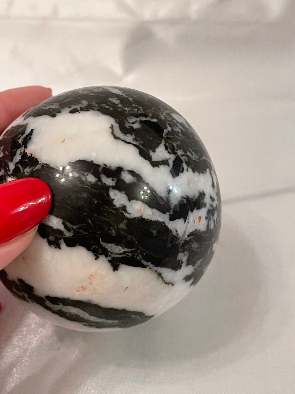 Zebra Jasper polished sphere