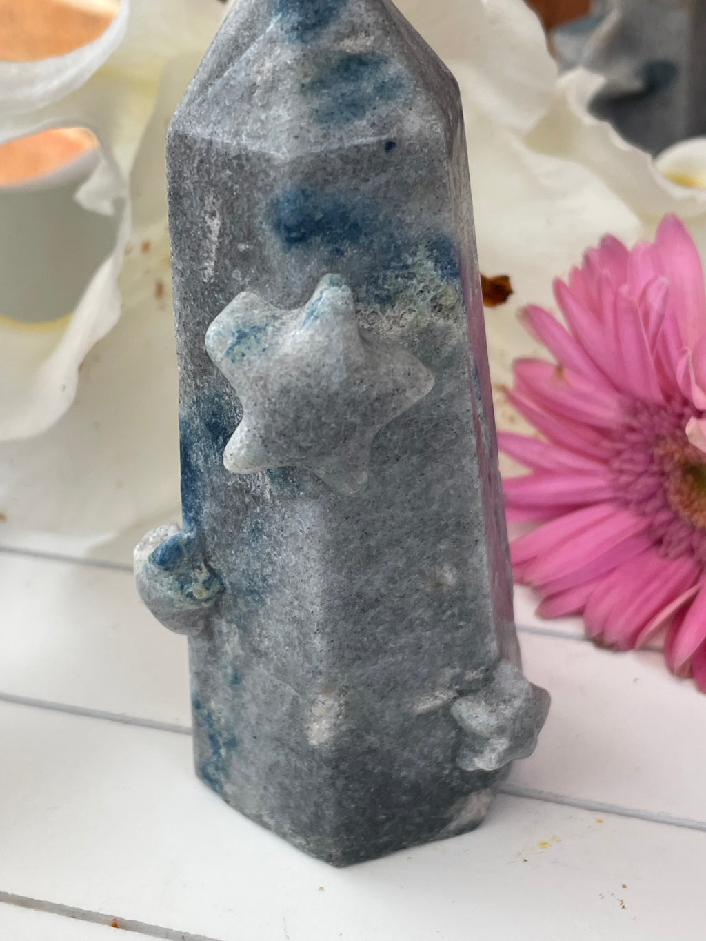 Carved star K2 Jasper Tower