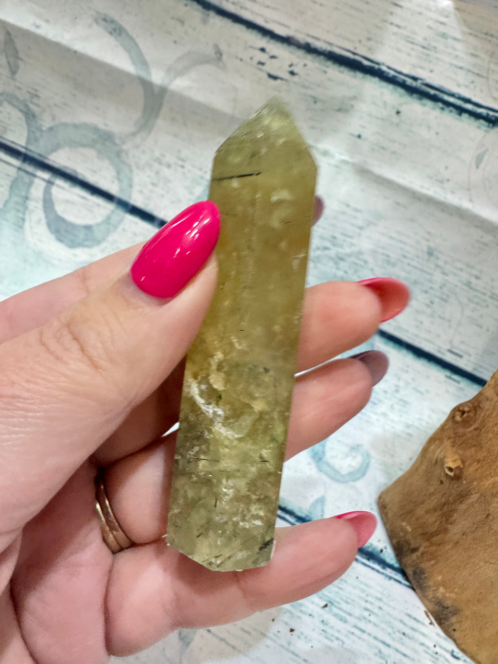 Prehnite crystal tower