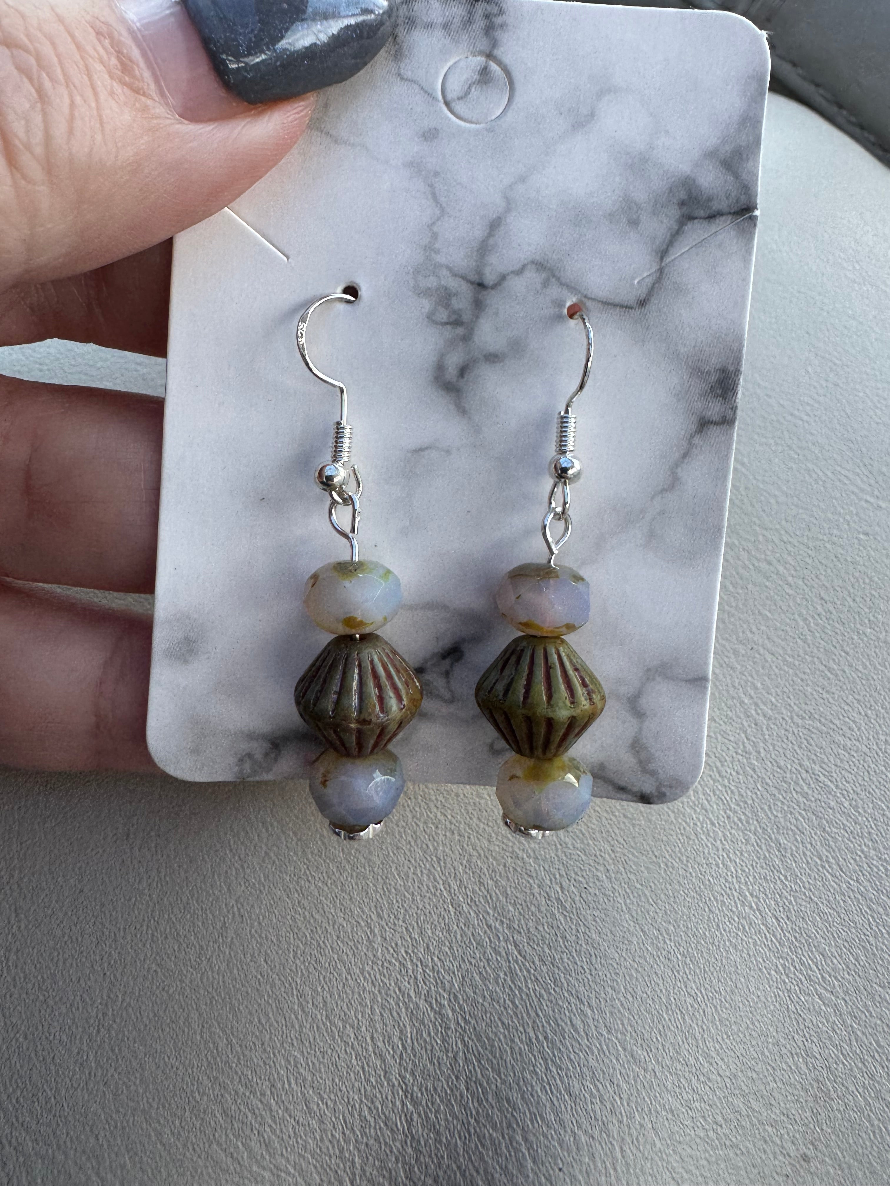 Elegant beaded earrings