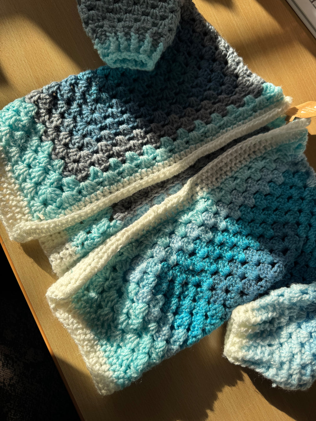 Hexi-cardigan - Spectrum Zodiac (No Button)