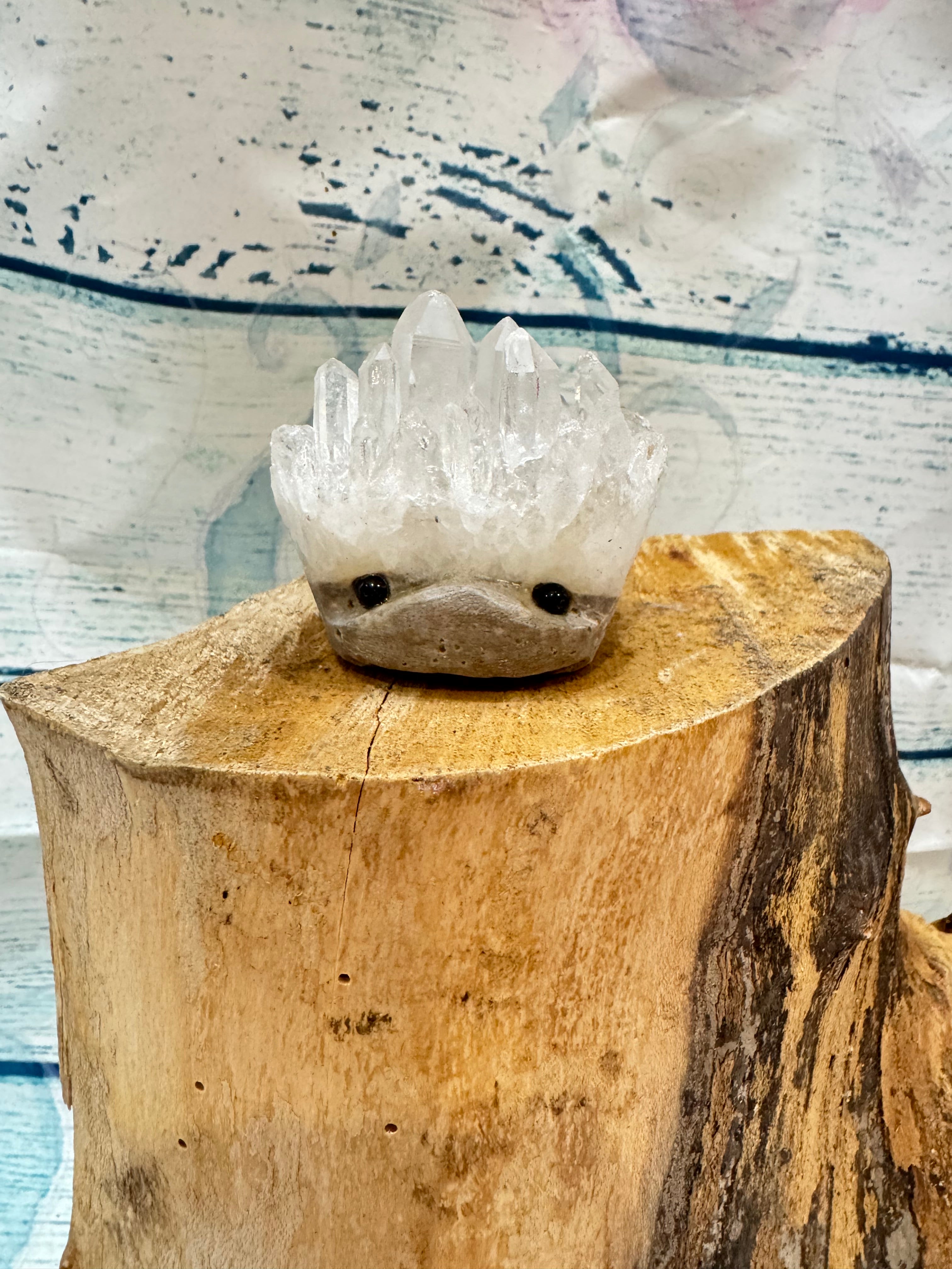 Quartz crystal hedgehog