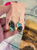 Heart shell earrings