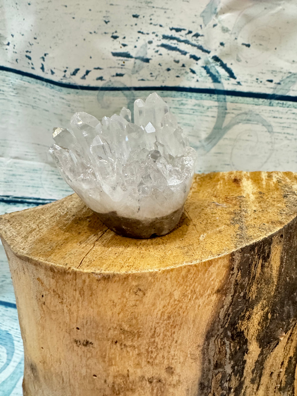 Quartz crystal hedgehog