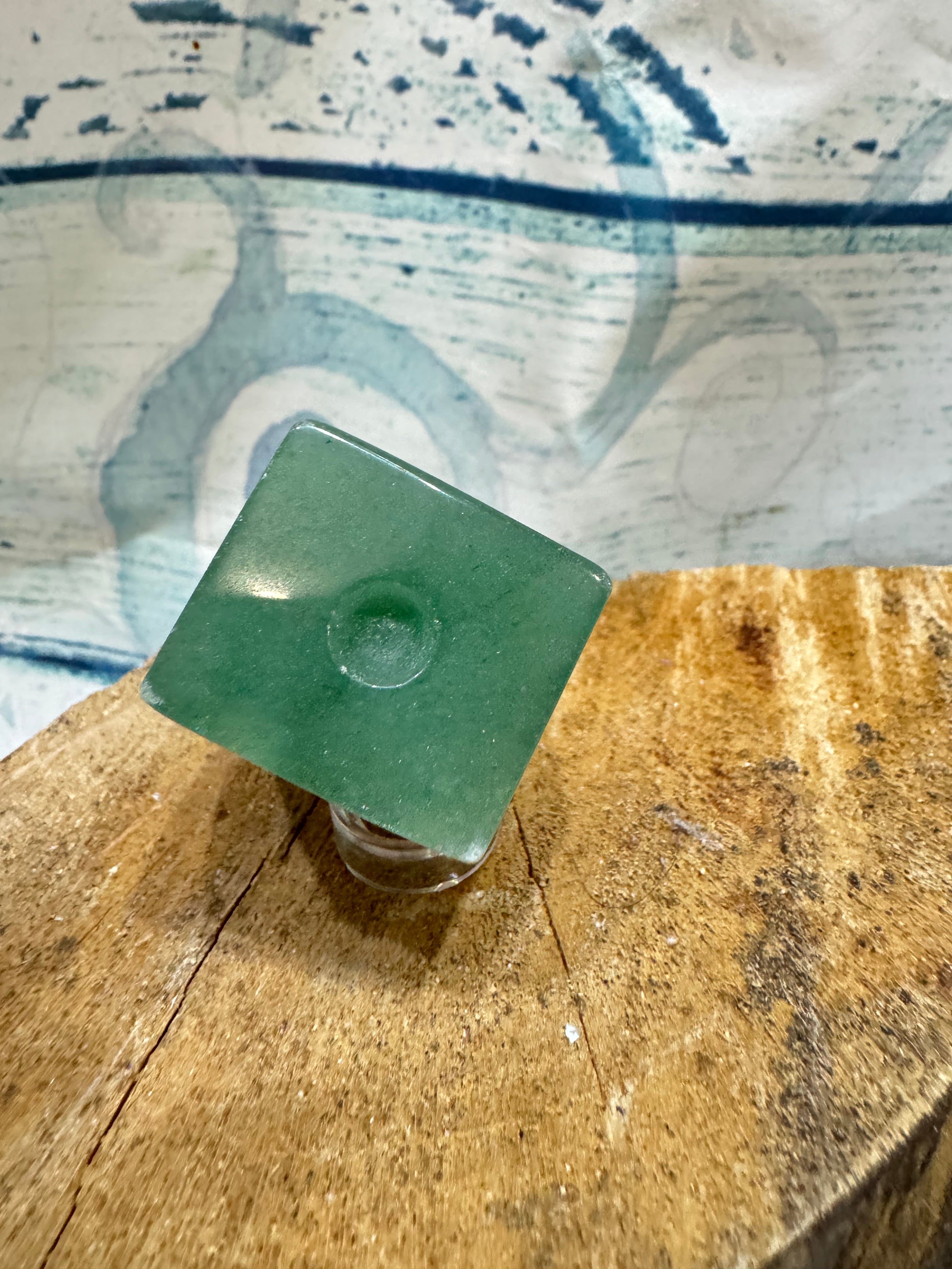 Carved Aventurine dice