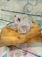 Beaded flower hair accessory