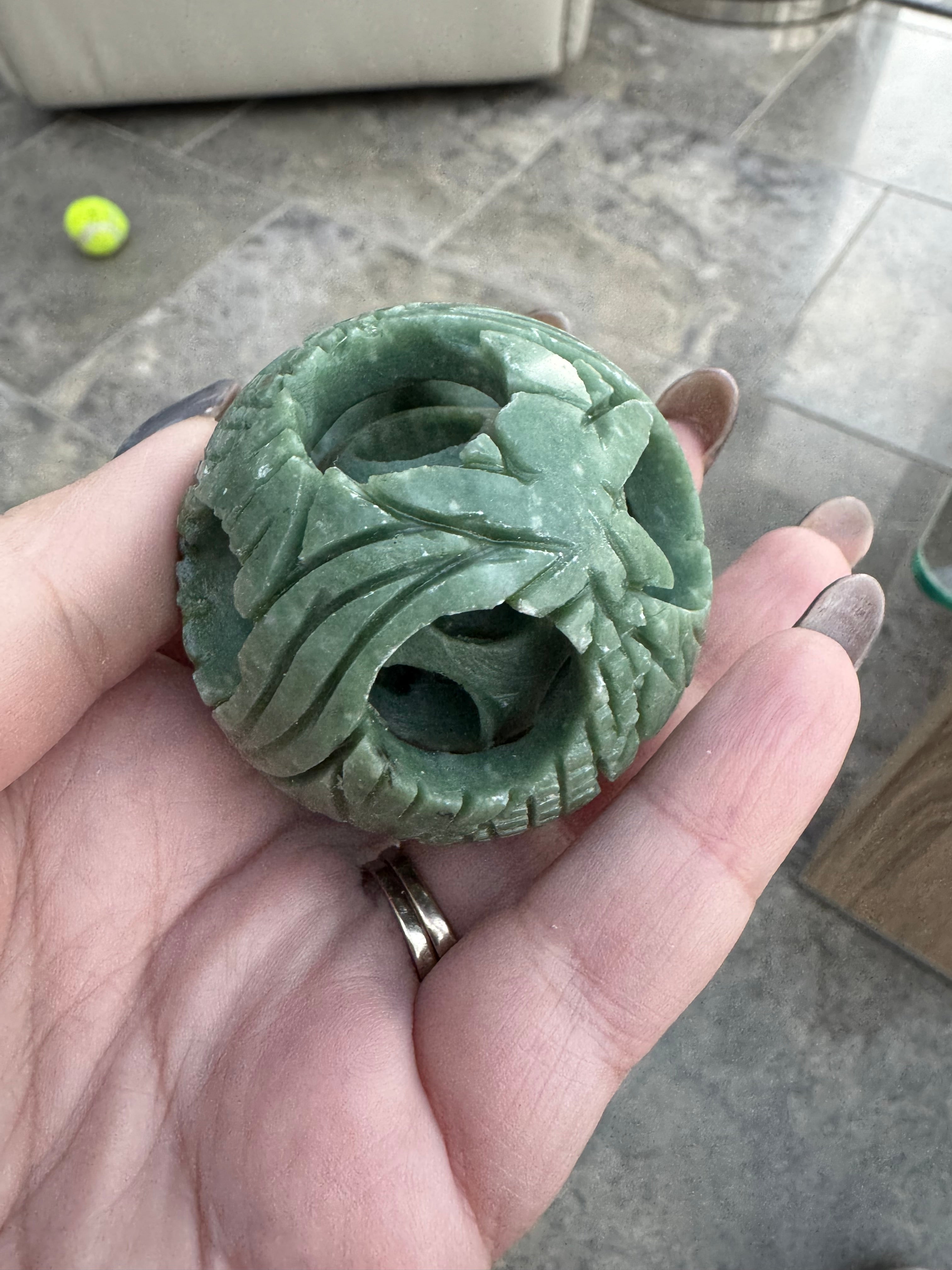 Aventurine puzzle ball