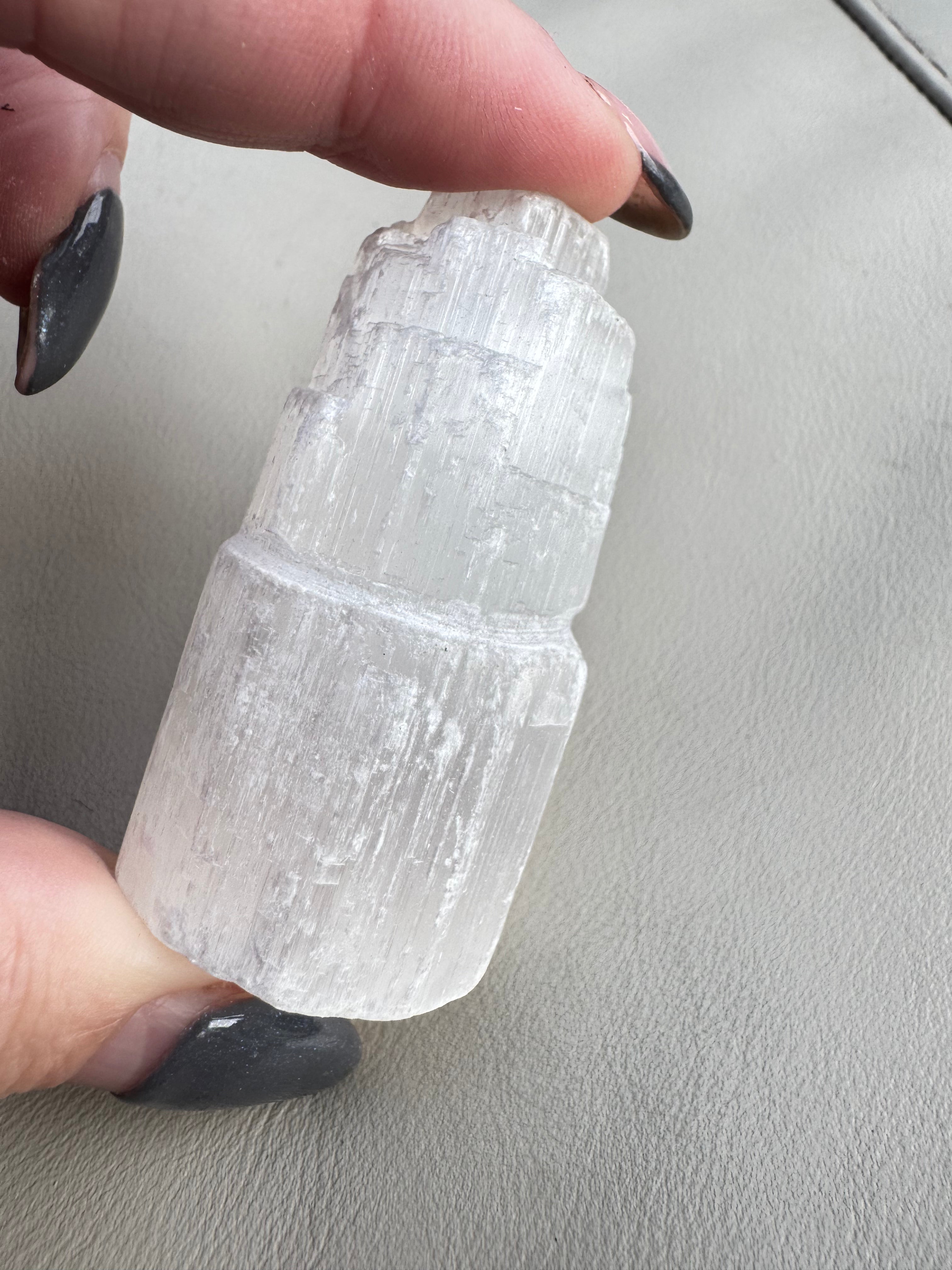 Selenite/ Satin spar small tower