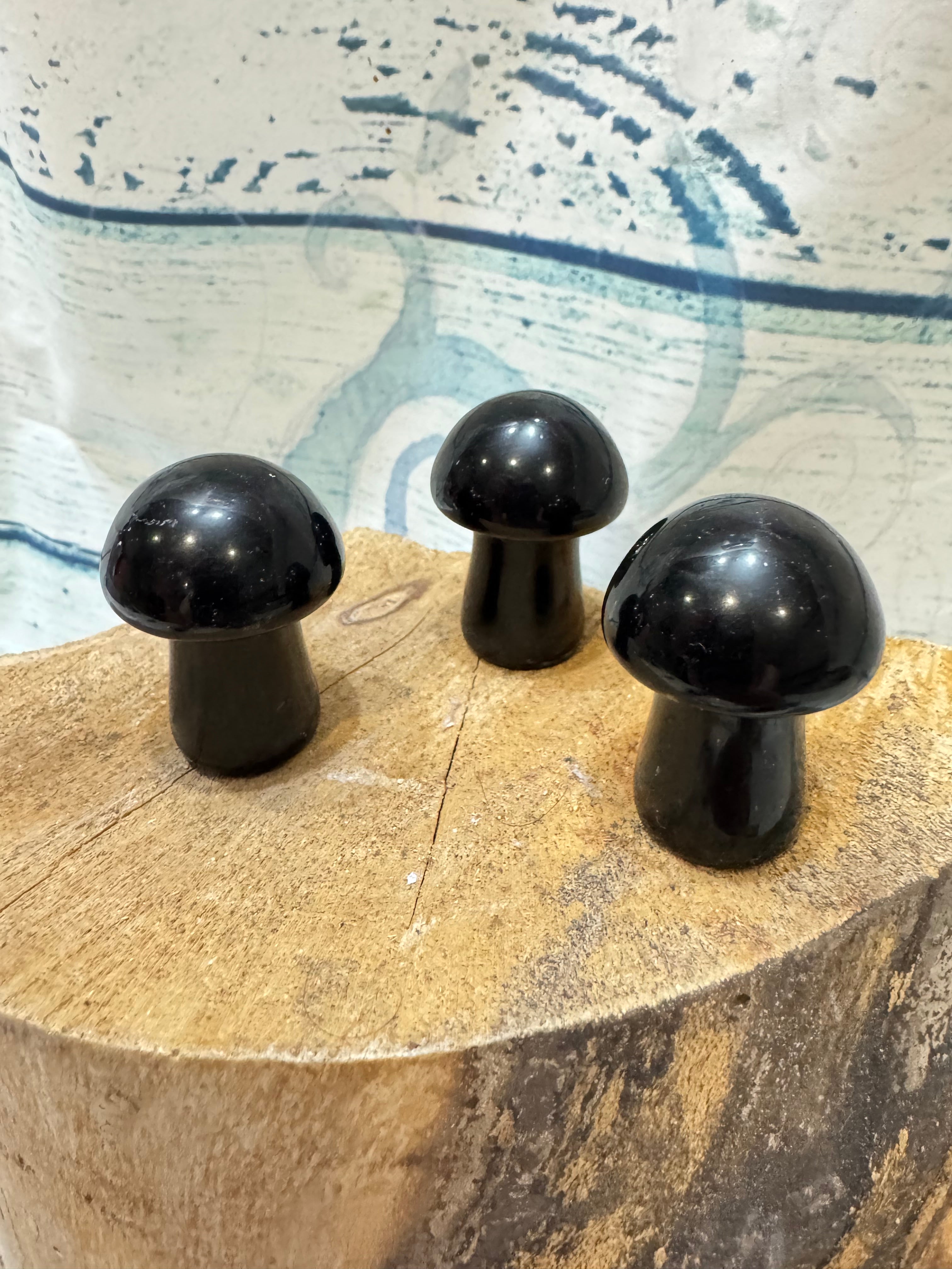 Obsidian toadstool