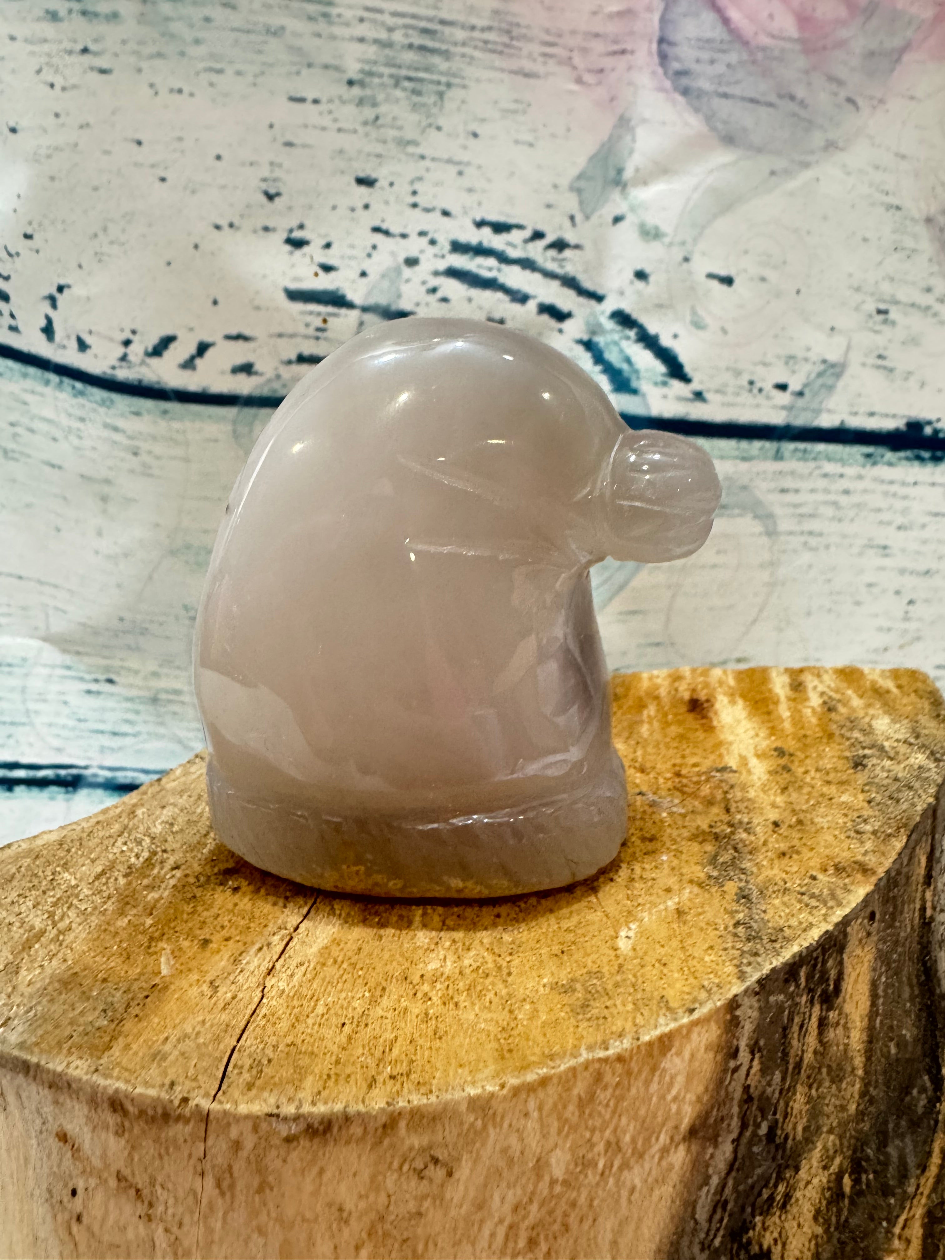 Druzy Agate Santa Hat