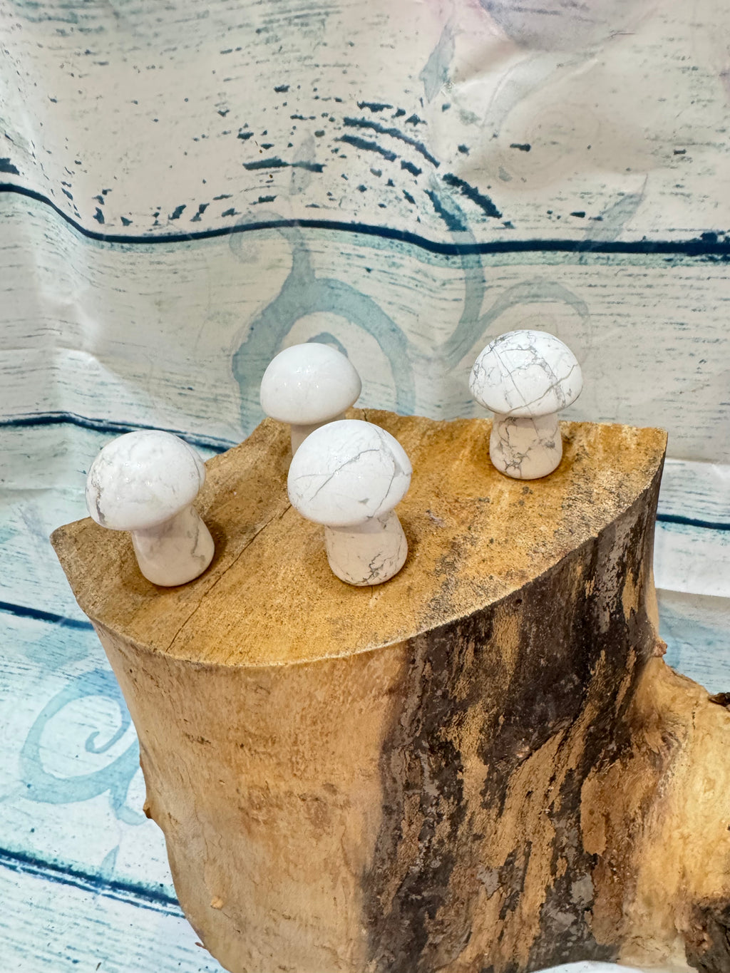 Howlite toadstool