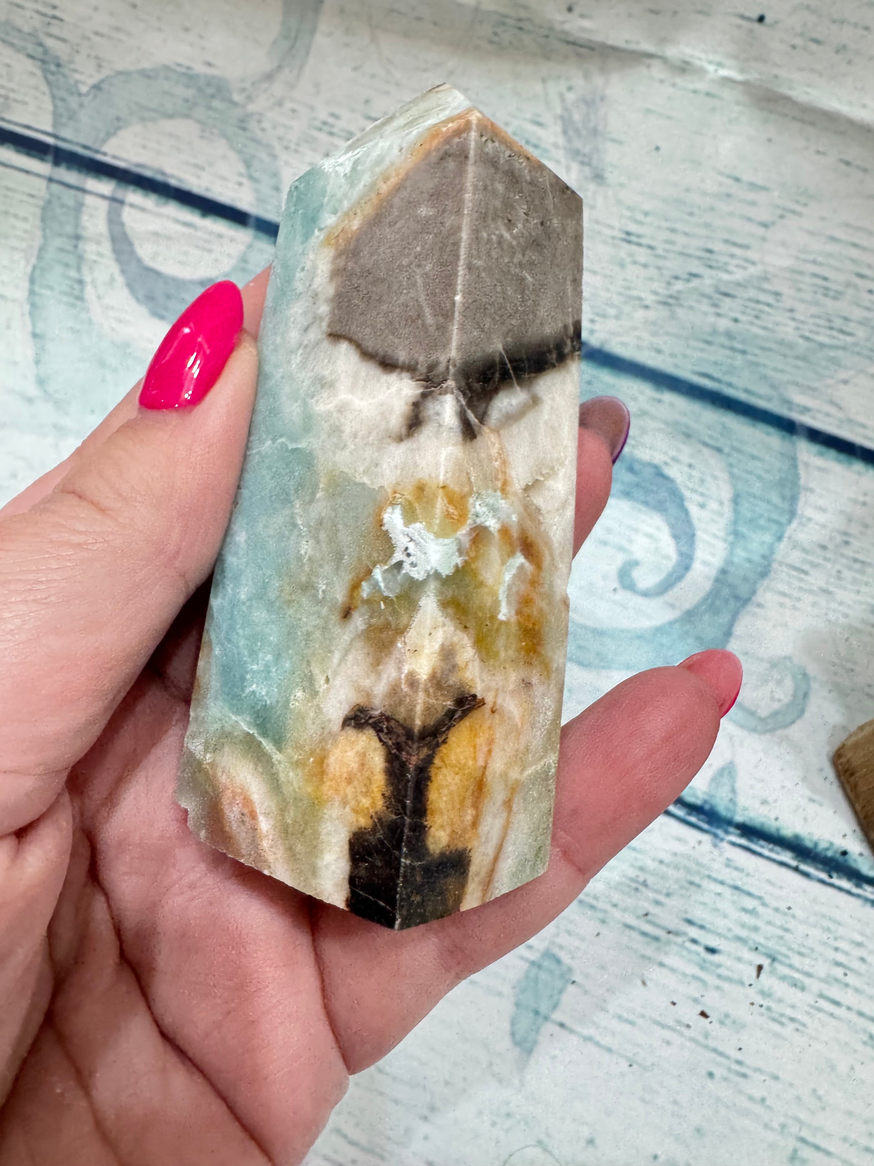 Caribbean calcite tower