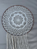 Boho crochet dream catcher