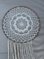 Boho crochet dream catcher