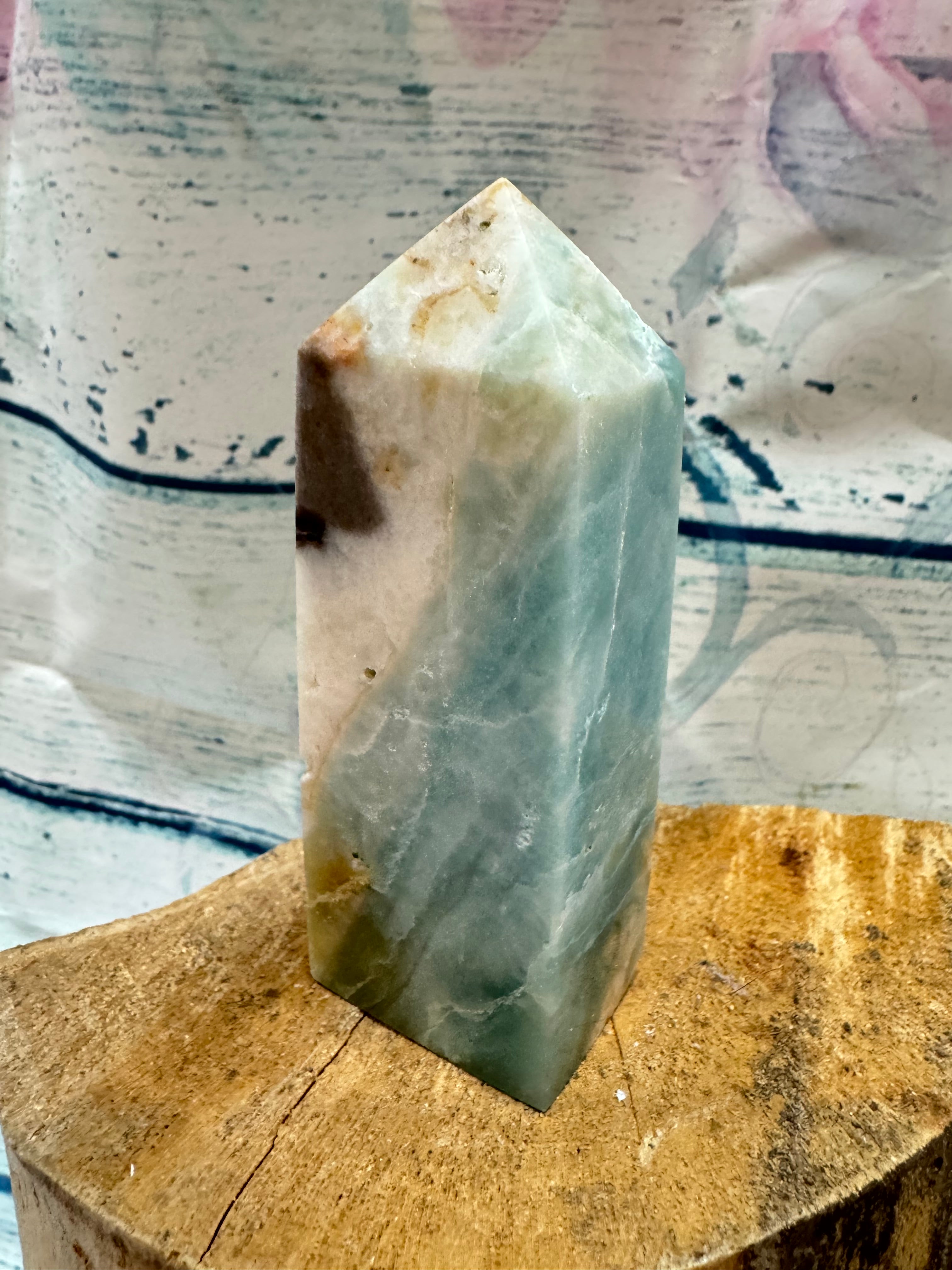 Caribbean calcite tower