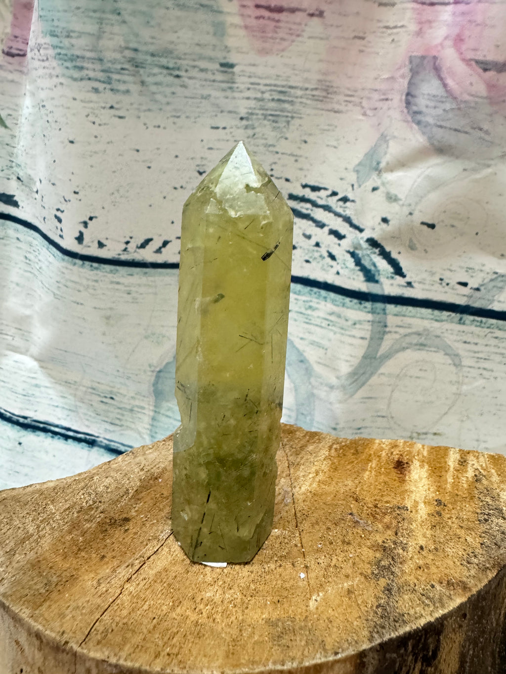 Prehnite crystal tower