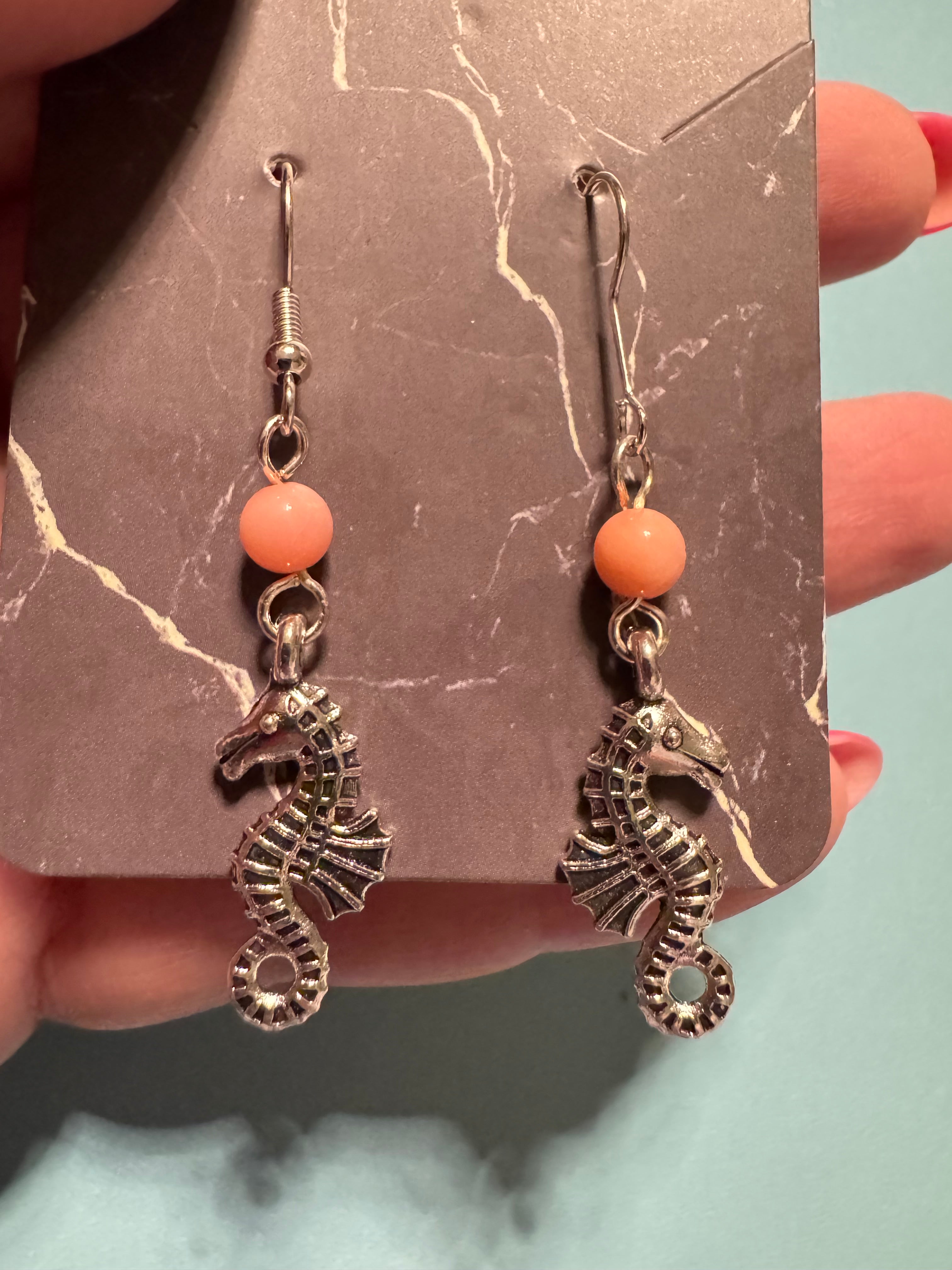 Seahorse earrings