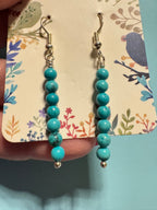 Turquoise drop earrings