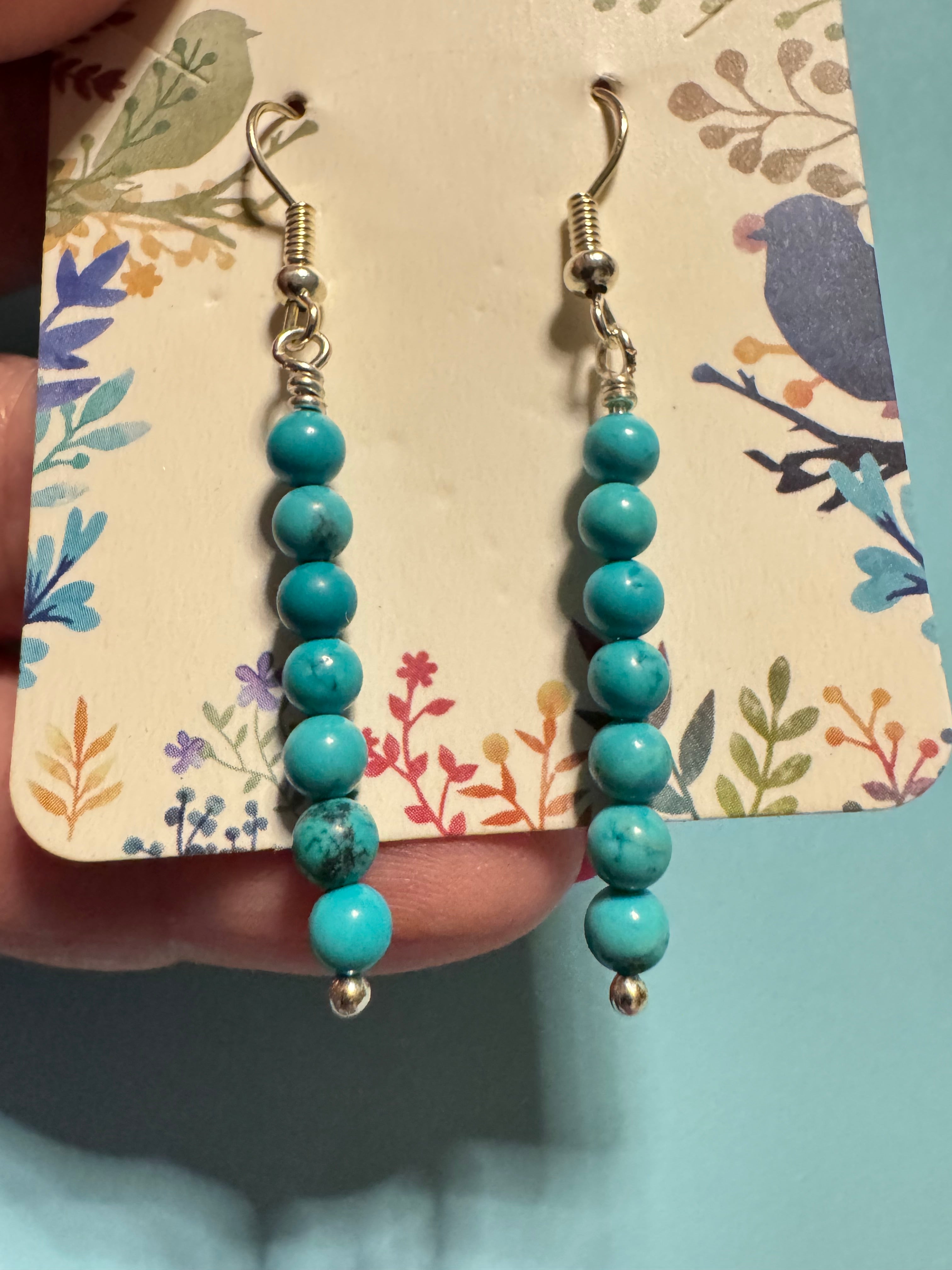 Turquoise drop earrings