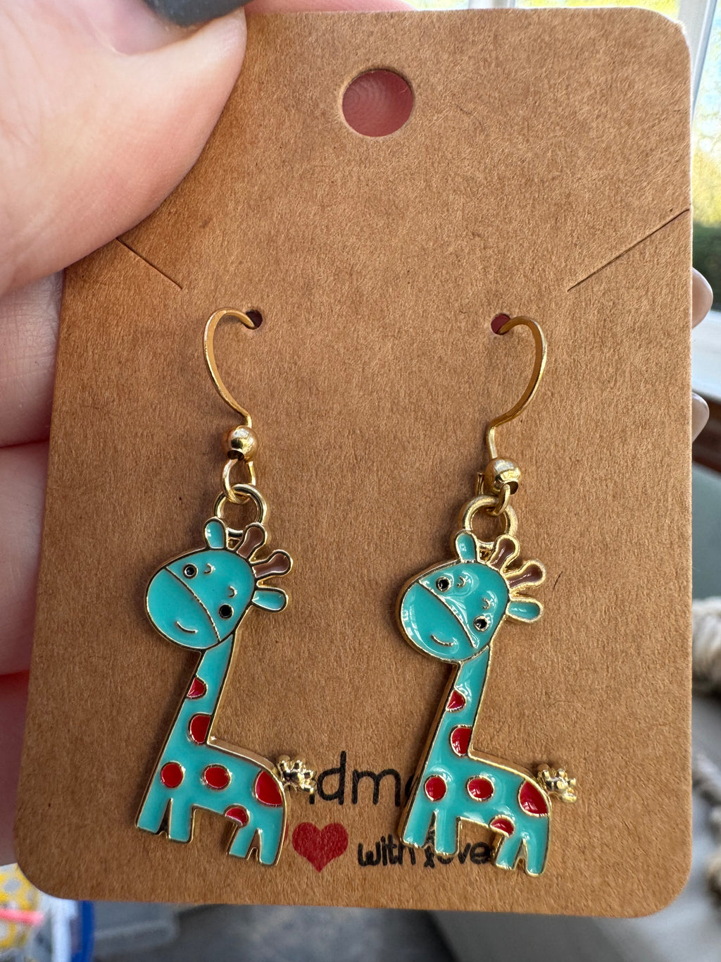 Giraffe earrings