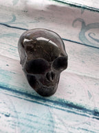Agate crystal skull