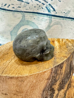 Labradorite carved crystal skull