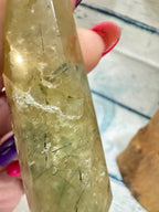 Prehnite crystal tower