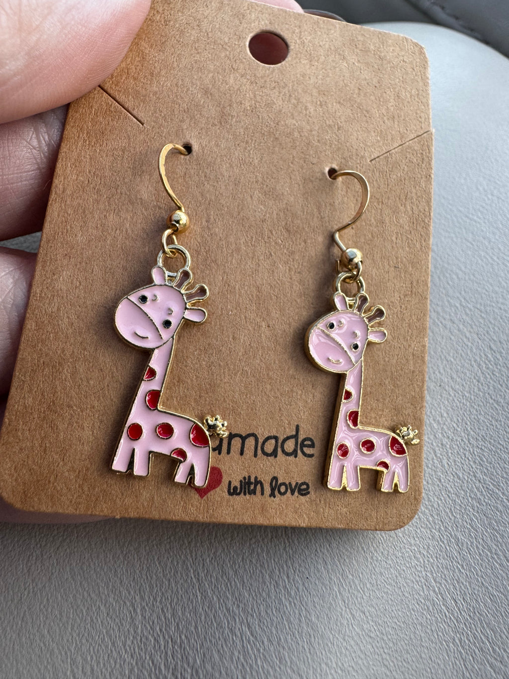 Giraffe earrings