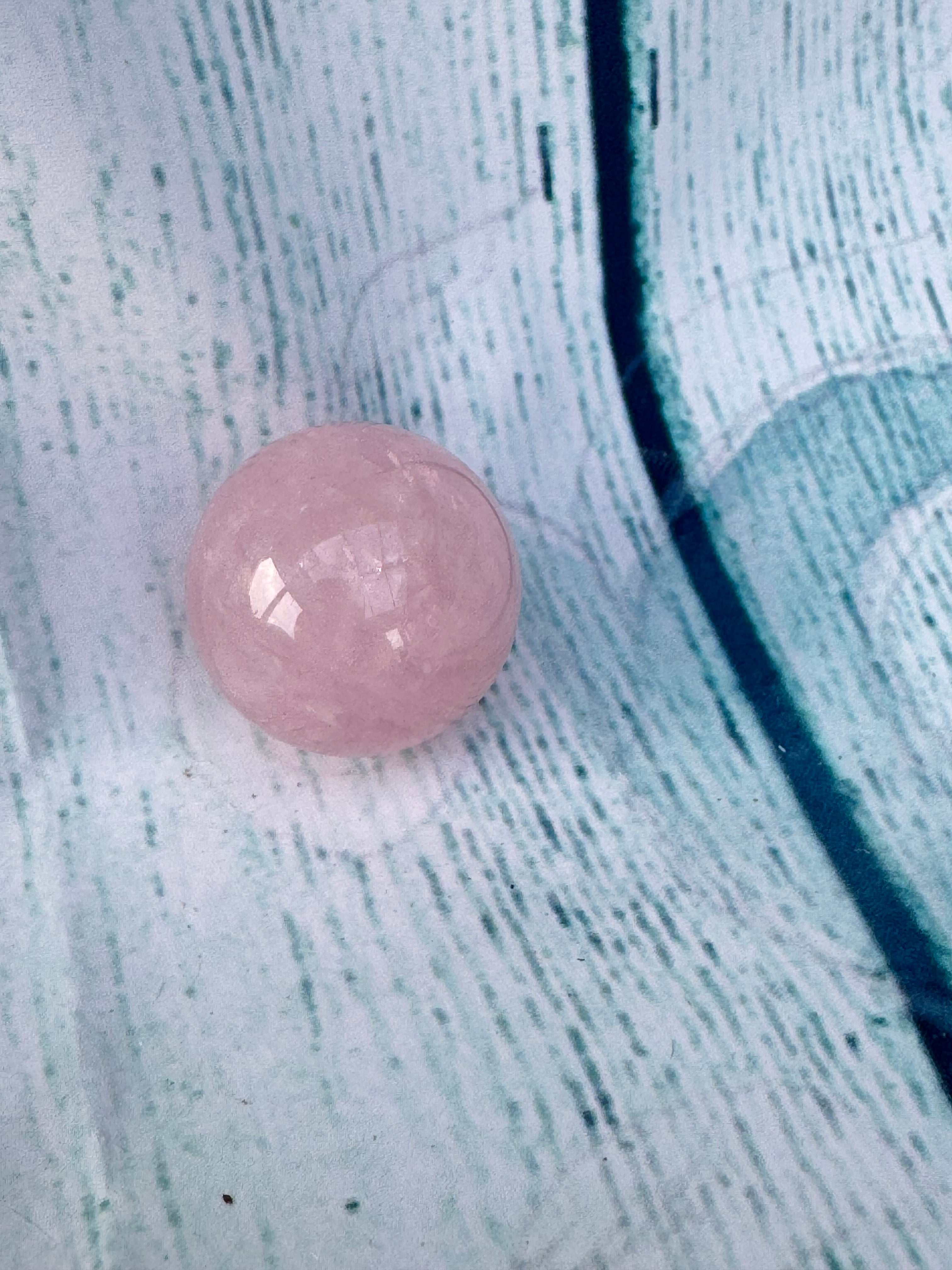 Rose quartz sphere