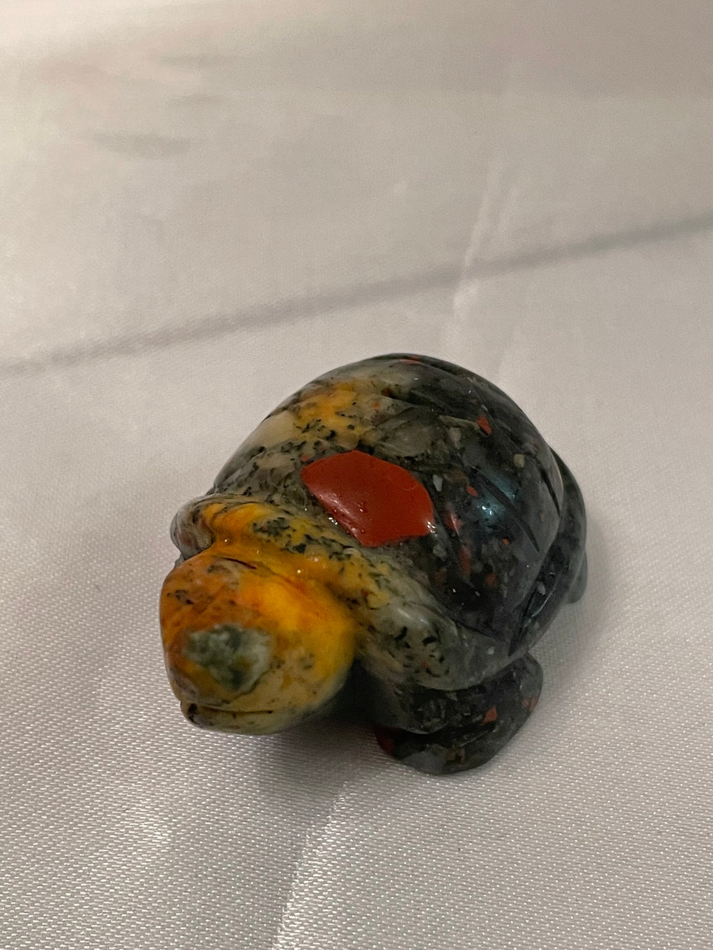 Bloodstone carved turtle