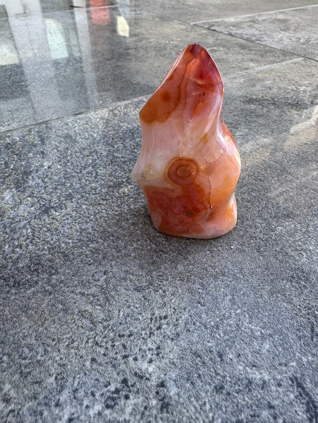 Carved Carnelian Flame