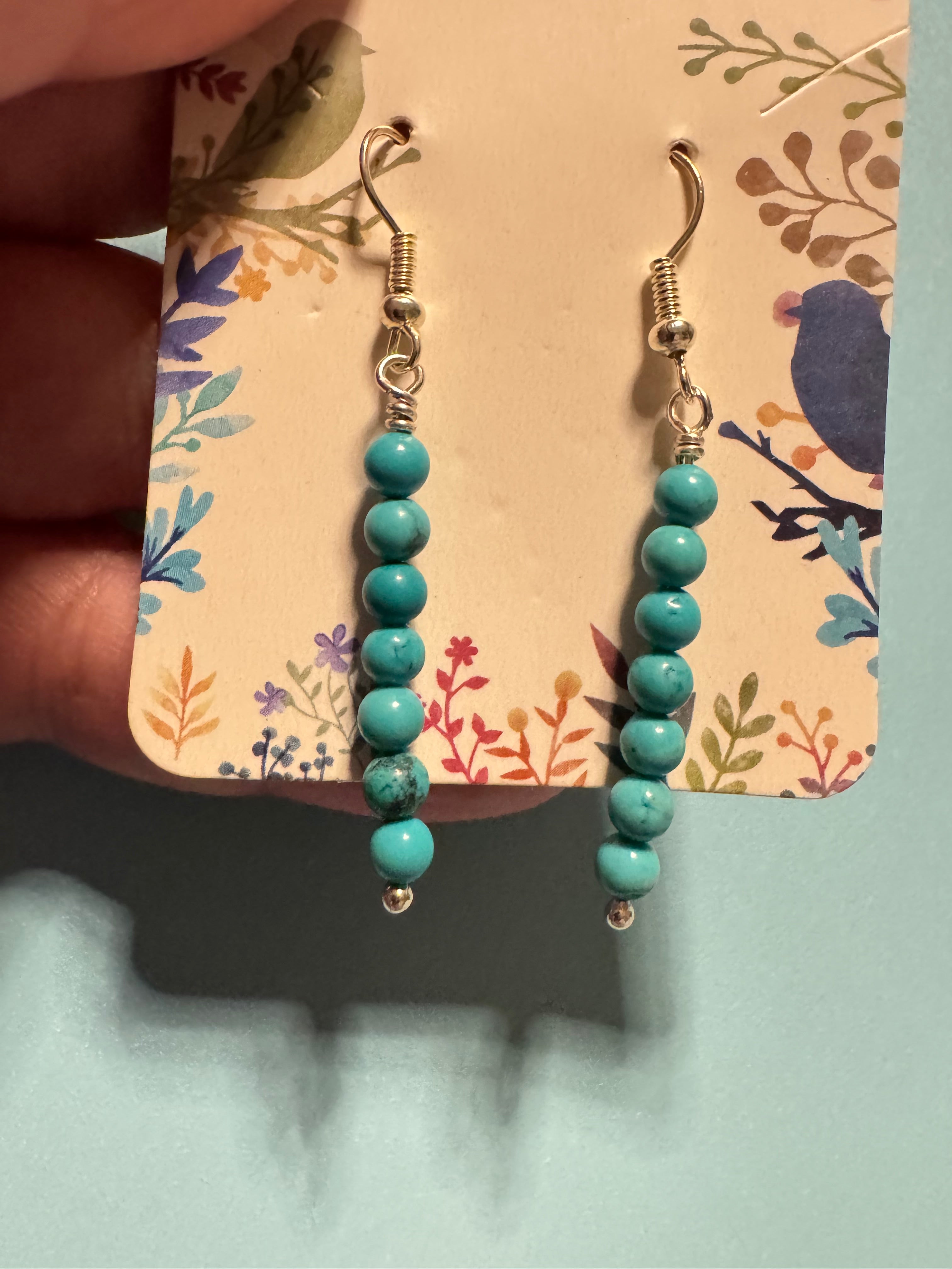 Turquoise drop earrings