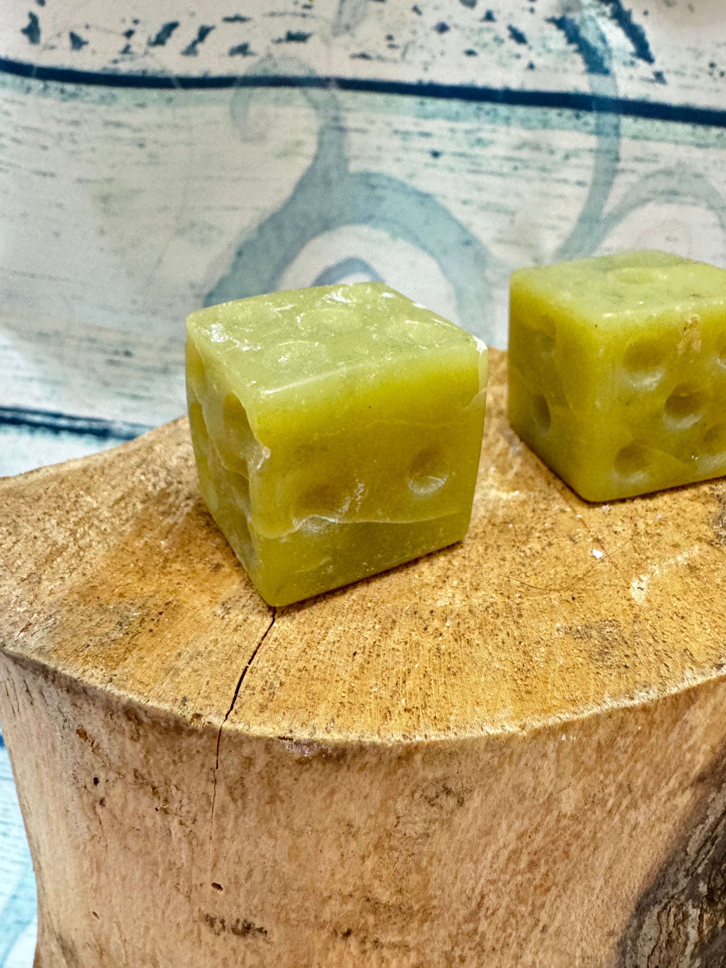 Carved Aventurine dice