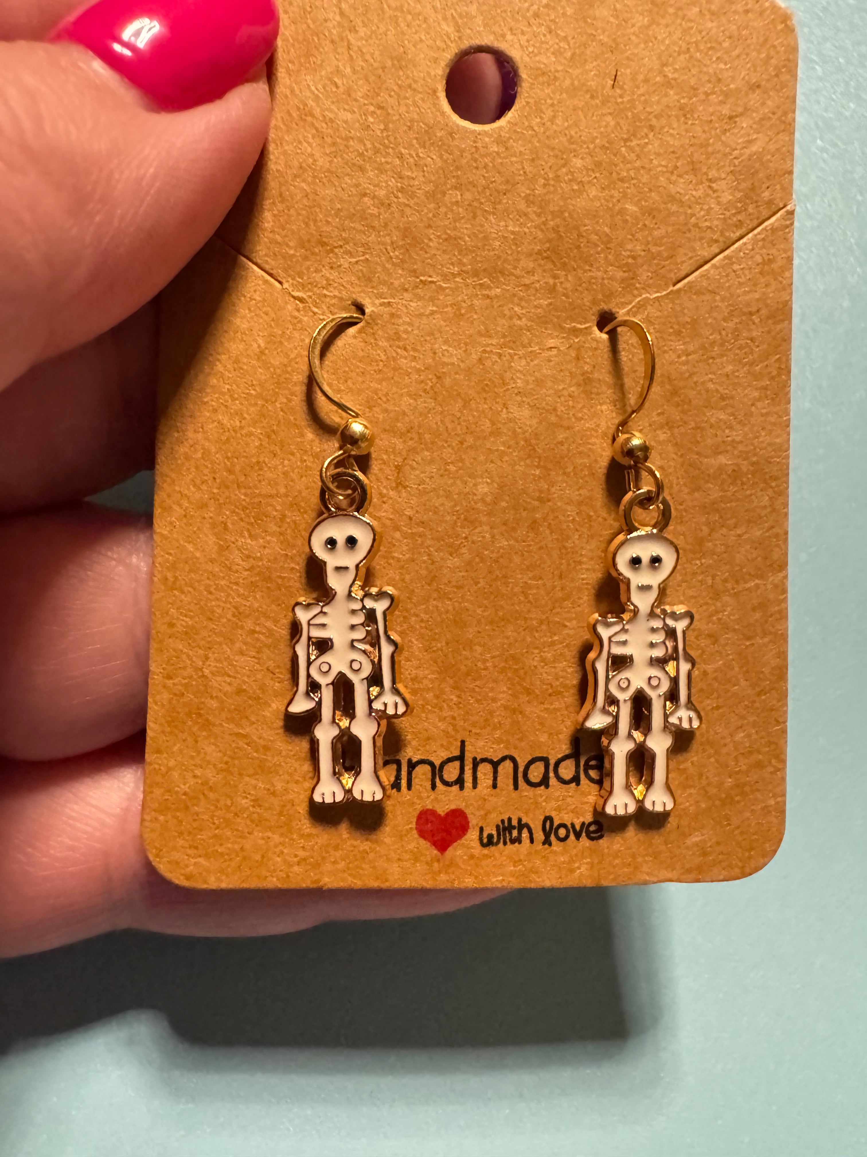 Skeleton earrings