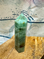 Green fluorite tower