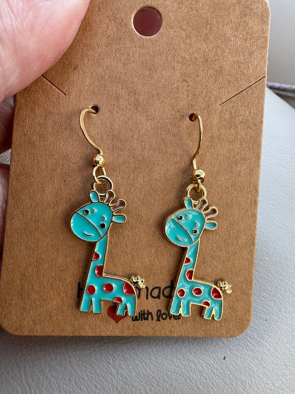 Giraffe earrings