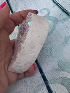 Aura quartz heart