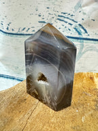 Agate with natural inclusion