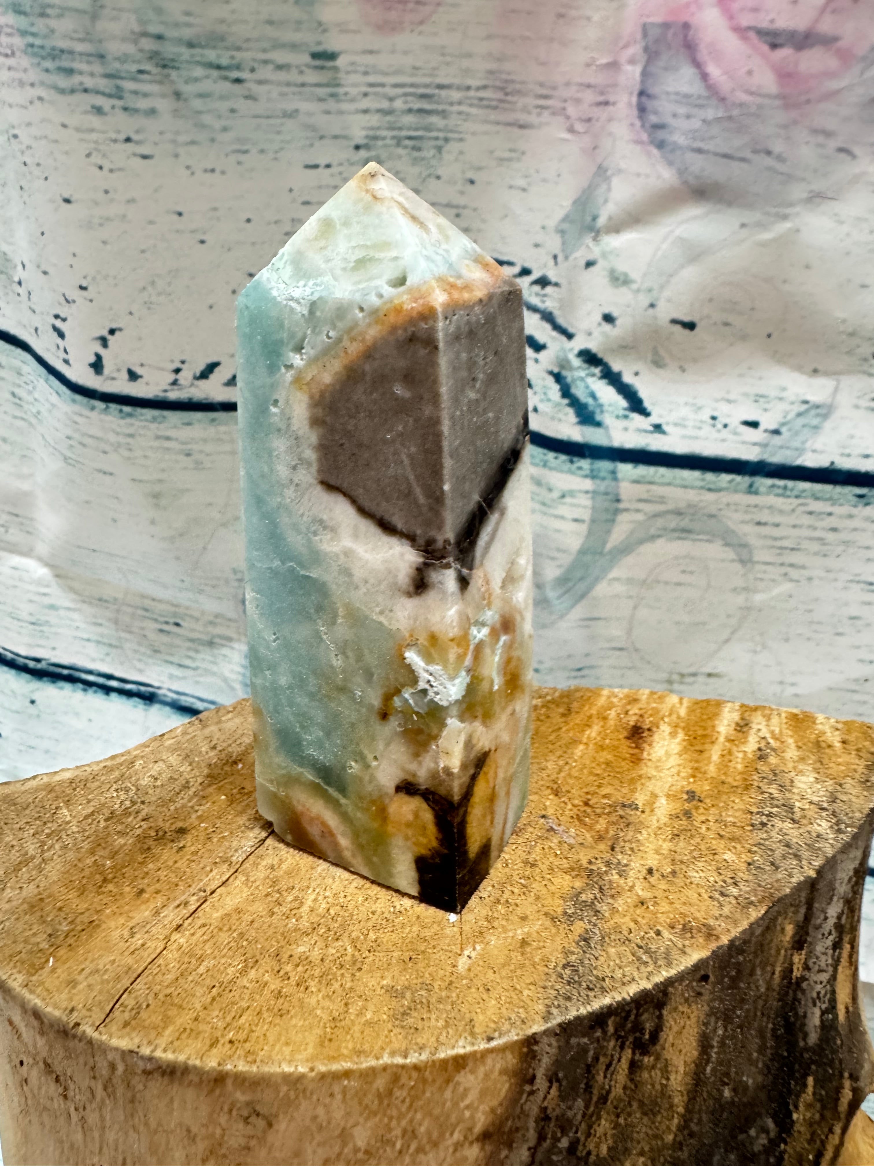 Caribbean calcite tower