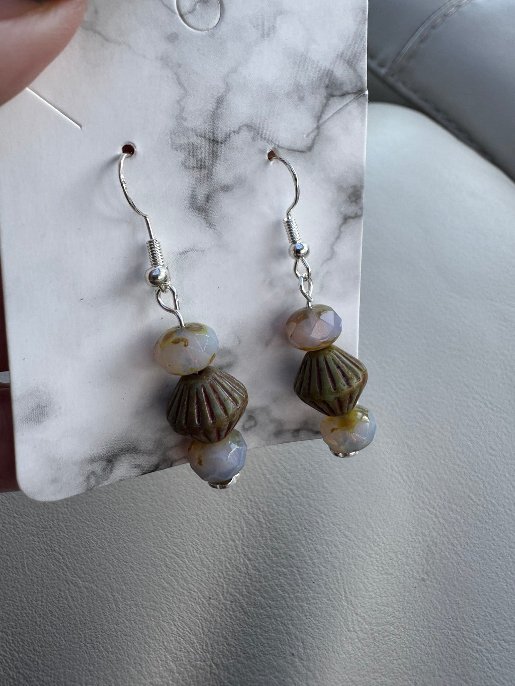 Elegant beaded earrings