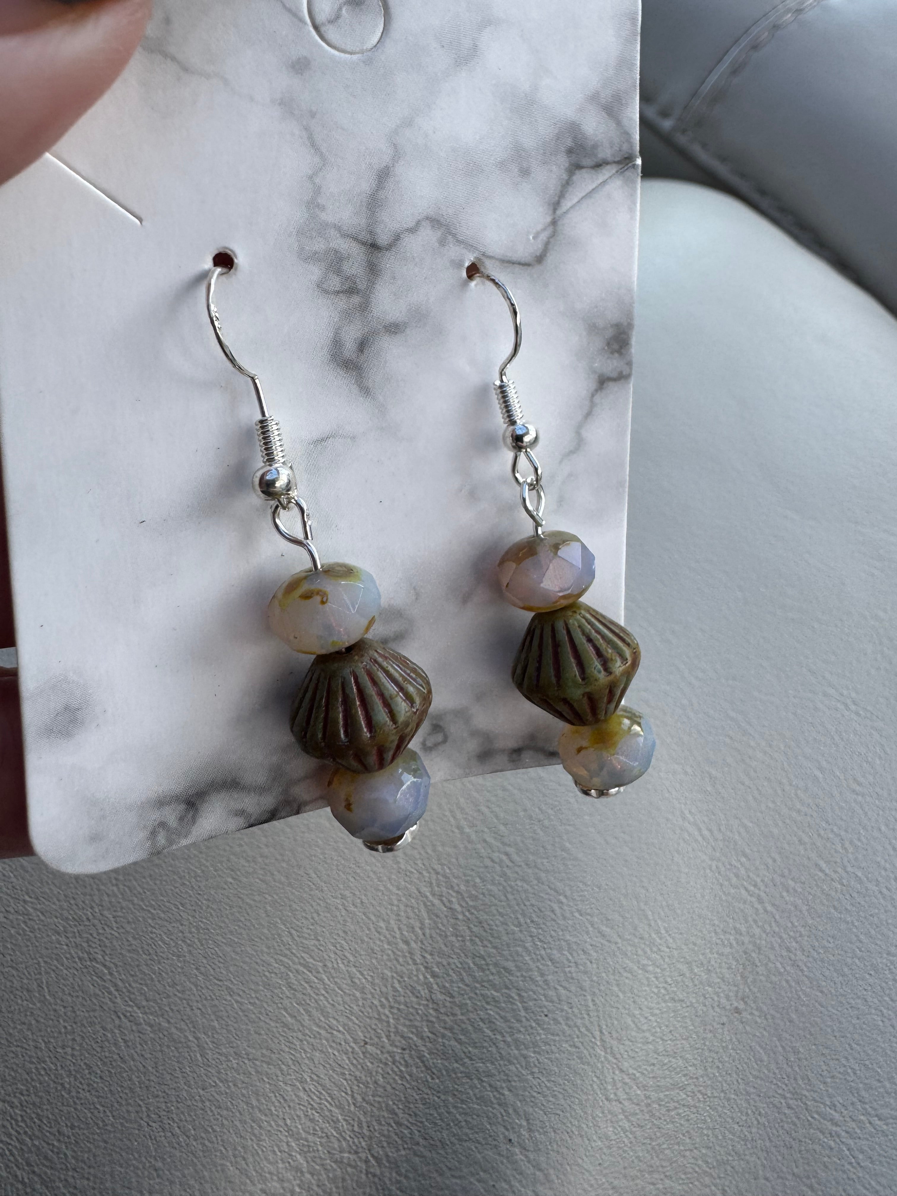 Elegant beaded earrings