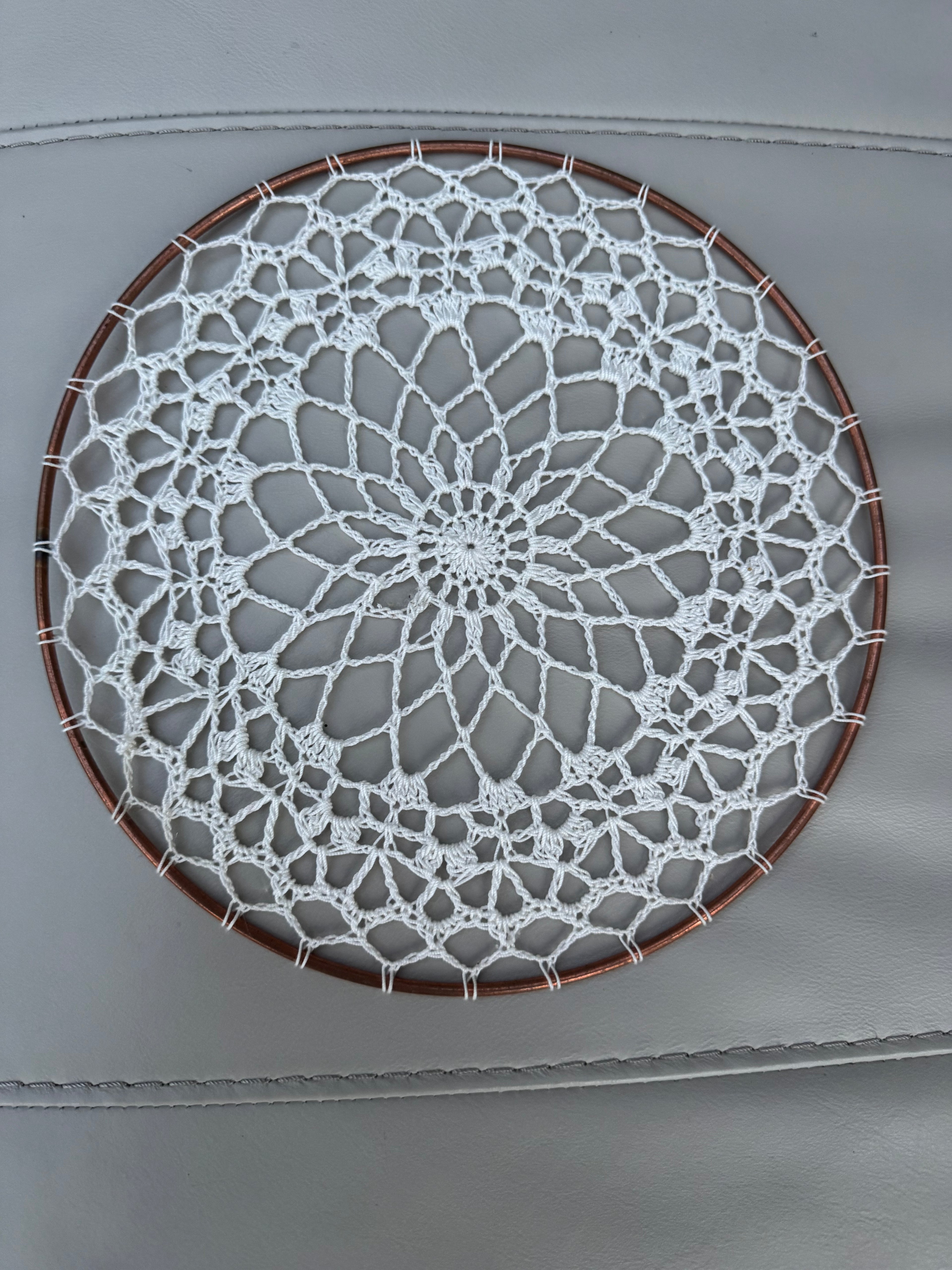 Boho crochet dream catcher