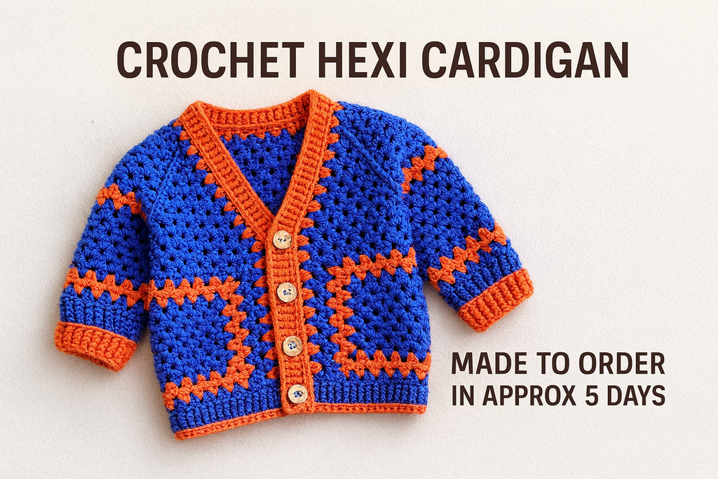 Hexi-cardigan -  Papatya Batik 554-38 (Button)