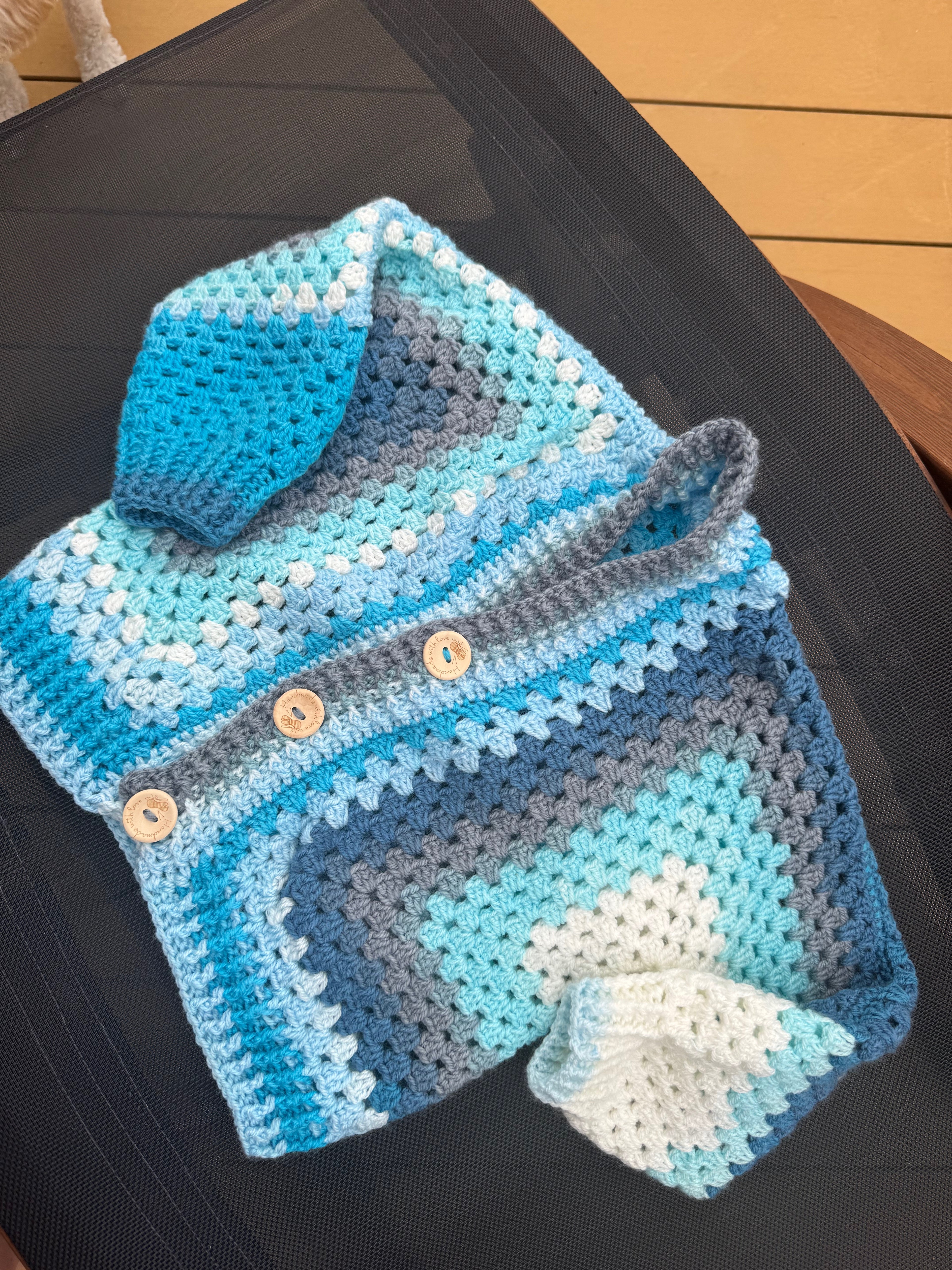 Hexi-cardigan - Spectrum Zodiac (Button)