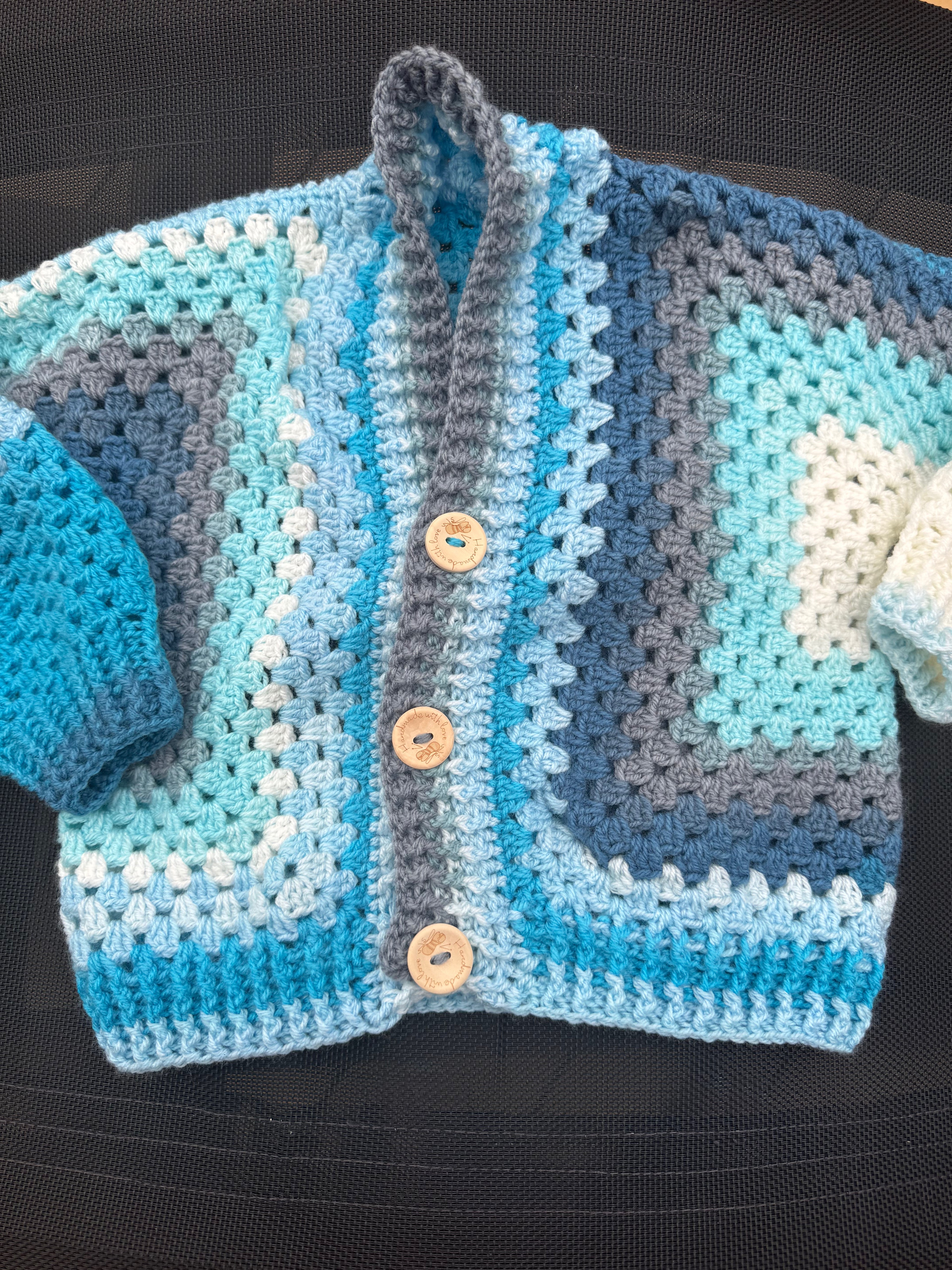 Hexi-cardigan - Spectrum Zodiac (Button)