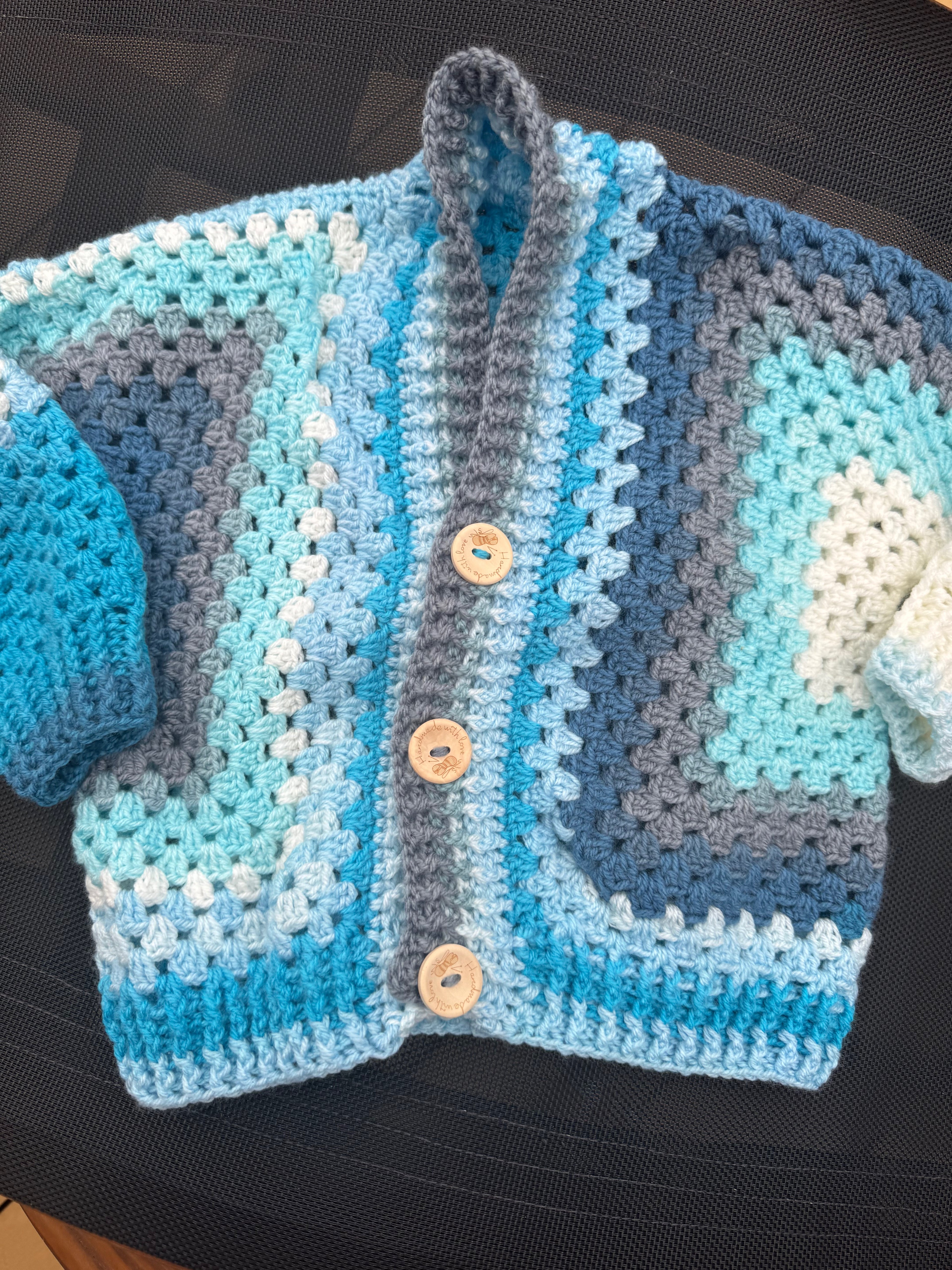 Hexi-cardigan - Spectrum Zodiac (Button)