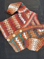 Hexi-cardigan - Papatya Batik 554-33 (Button)